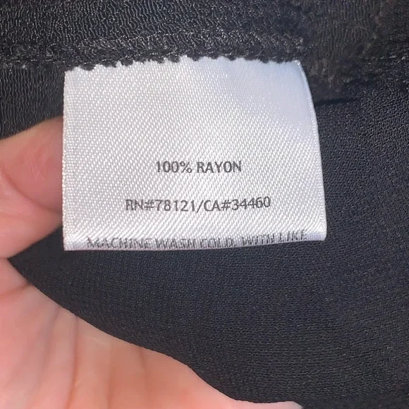 Eileen Fisher Classic Black Dress - Picture 7 of 11